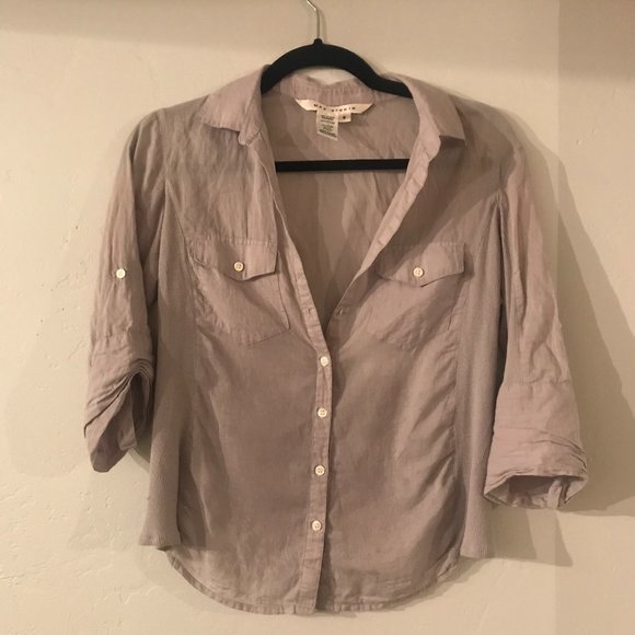 Max Studio Button Down Stretchy Cotton Shirts (2) - Picture 3 of 4